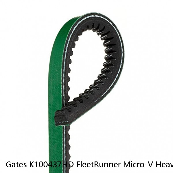 Gates K100437HD FleetRunner Micro-V Heavy Duty V-Ribbed Belt