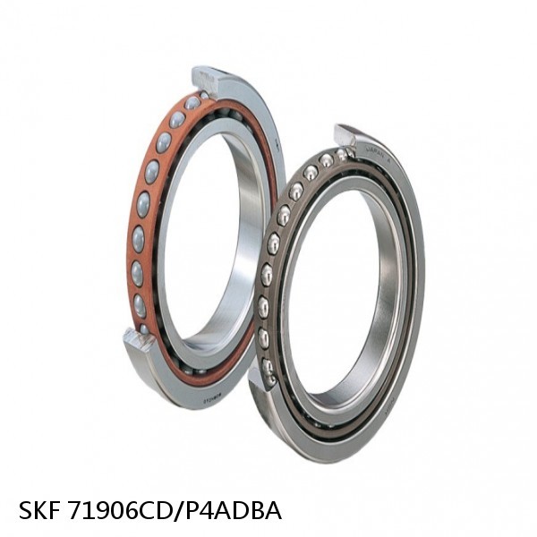 71906CD/P4ADBA SKF Super Precision,Super Precision Bearings,Super Precision Angular Contact,71900 Series,15 Degree Contact Angle